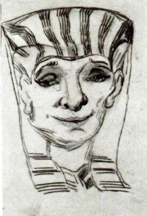 Vincent Van Gogh - Mask of an Egyptian Mummy