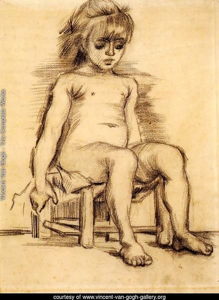 Seated Girl Seen from the Front