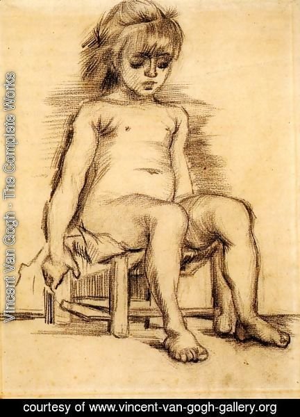Vincent Van Gogh - Seated Girl Seen from the Front