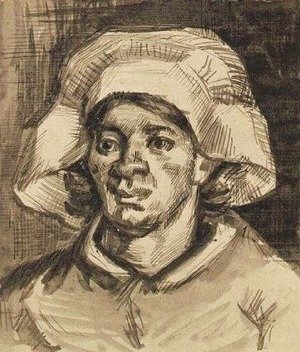 Vincent Van Gogh - Gordina de Groot, Head