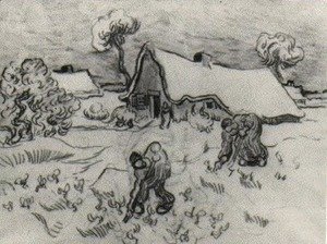 Vincent Van Gogh - Sketch of Diggers and Other Figures