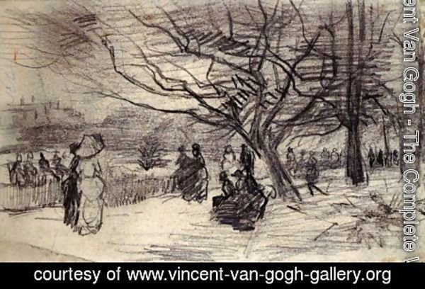 Vincent Van Gogh - Figures in a Park