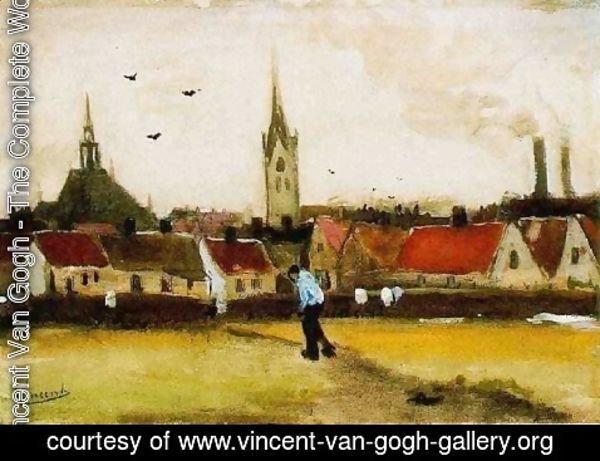 Vincent Van Gogh - View of The Hague with the New Church
