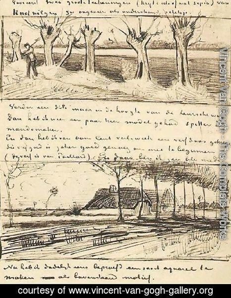 Vincent Van Gogh - Road with Pollard Willows