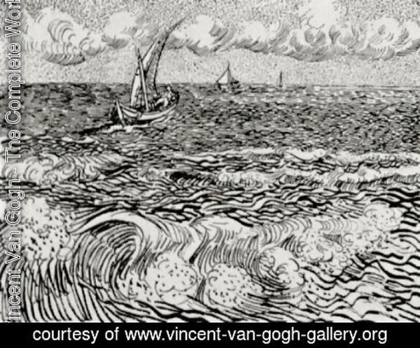 Vincent Van Gogh - A Fishing Boat at Sea 2