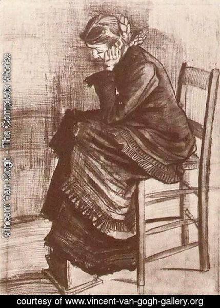 Vincent Van Gogh - Bent Figure of a Woman