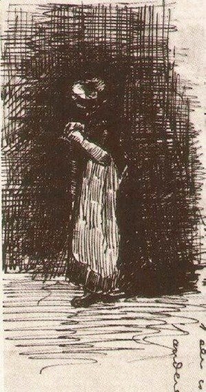 Vincent Van Gogh - Scheveningen Woman Standing