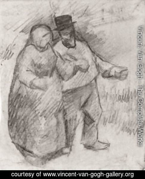 Vincent Van Gogh - Walking Couple
