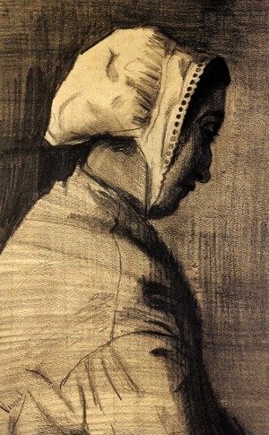 Vincent Van Gogh - Head of a Woman 6