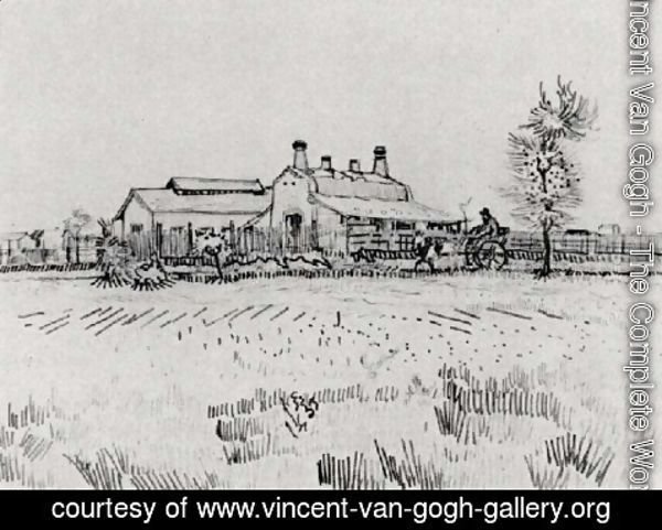 Vincent Van Gogh - Field with Factory