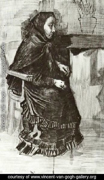 Vincent Van Gogh - Woman in a Dark Dress (Sien's Mother)