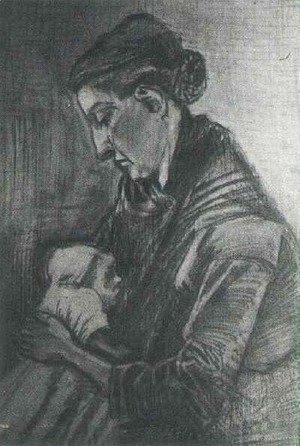 Vincent Van Gogh - Sien Nursing Baby 3