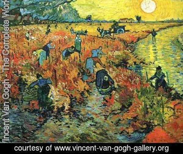 Vincent Van Gogh - Red Vineyards at Arles