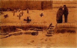 Vincent Van Gogh - Churchyard in Winter
