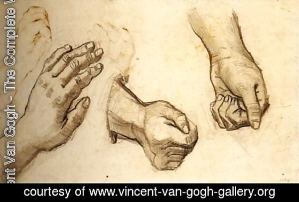 Vincent Van Gogh - Three Hands 2
