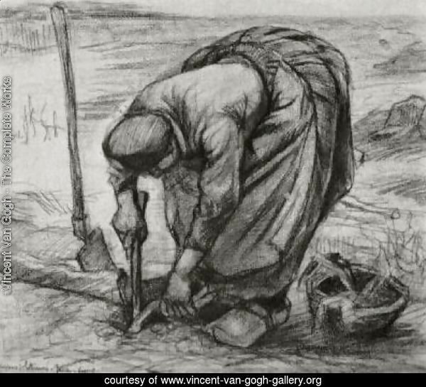 Peasant Woman, Planting Beets