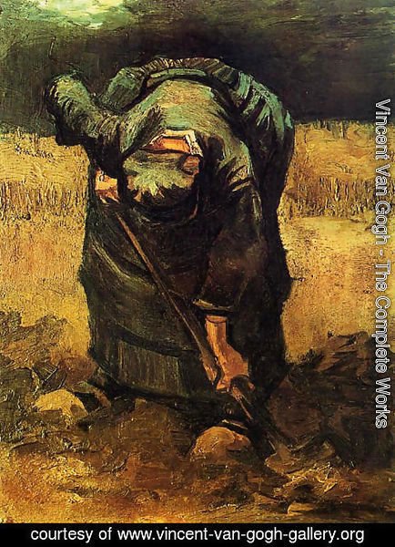 Vincent Van Gogh - Peasant Woman Digging 3