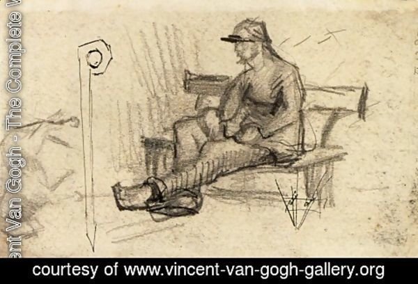 Vincent Van Gogh - Man on a Bench