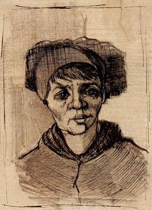 Vincent Van Gogh - Head of a Woman 7