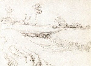 Vincent Van Gogh - Little Stream Surrounded by Bushes