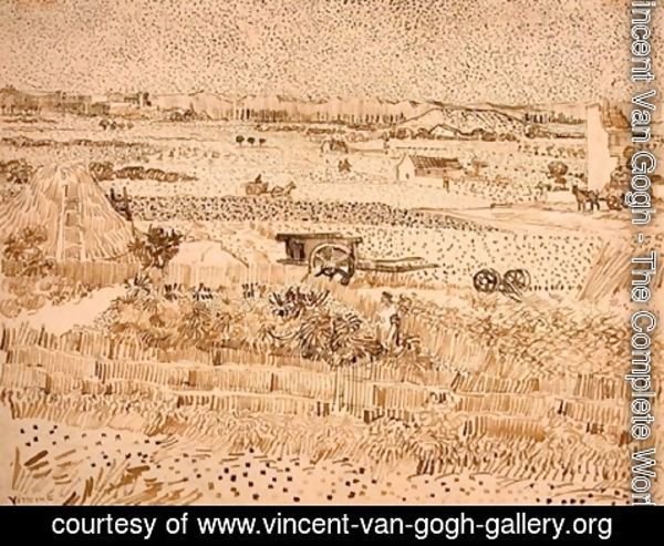Vincent Van Gogh - Harvest Landscape