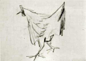 Vincent Van Gogh - Sketch of a Hen