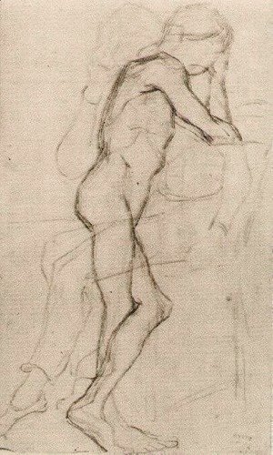 Vincent Van Gogh - Standing Male Nude