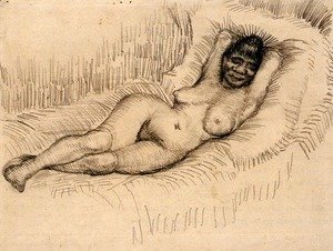 Vincent Van Gogh - Study for Reclining Female Nude