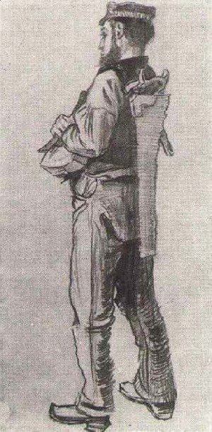 Vincent Van Gogh - Carpenter, Seen from the Back