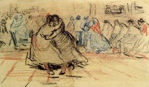 Vincent Van Gogh - Couple Dancing