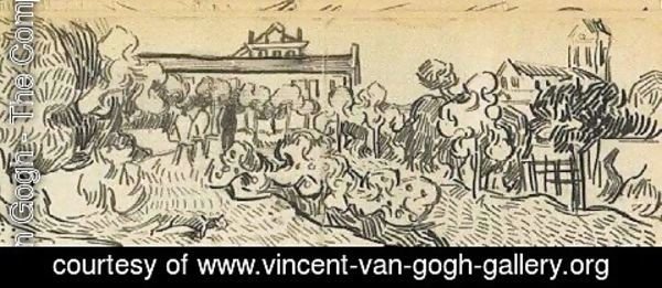 Vincent Van Gogh - Daubigny's Garden with Black Cat