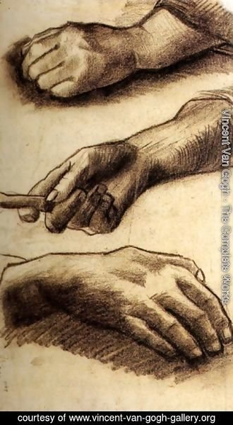 Vincent Van Gogh - Three Hands 3