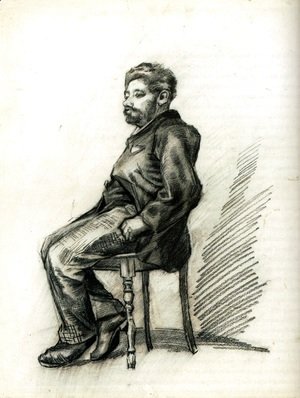 Vincent Van Gogh - Seated Man with a Beard 2