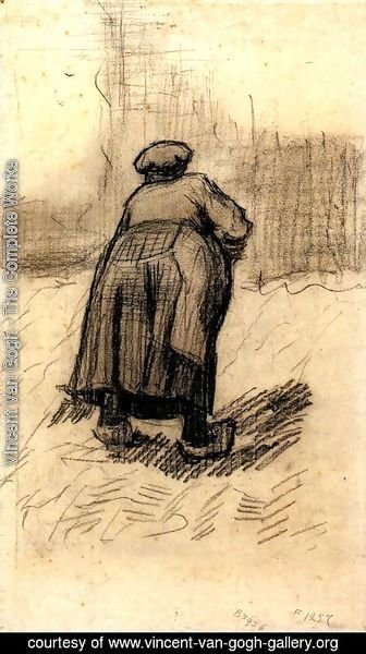 Vincent Van Gogh - Peasant Woman Lifting Potatoes 4