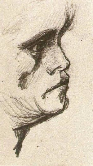 Vincent Van Gogh - Head of a Man 5