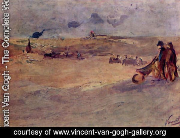 Vincent Van Gogh - Dunes with Figures 2