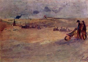 Vincent Van Gogh - Dunes with Figures 2