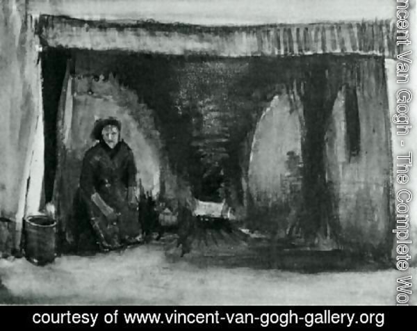 Vincent Van Gogh - Woman by the Fireplace
