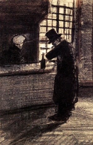 Vincent Van Gogh - Man in a Village Inn