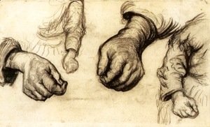Vincent Van Gogh - Two Hands and Two Arms