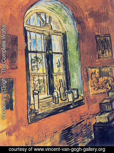 Vincent Van Gogh - Window of Vincent's Studio at the Asylum