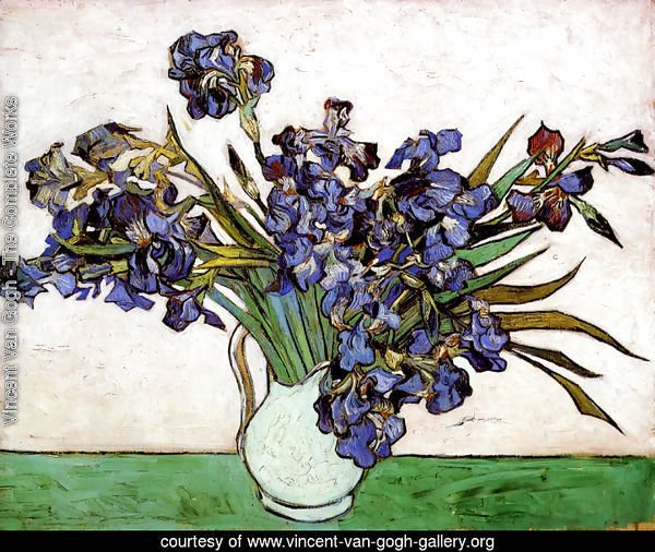 Vase with Irises 2