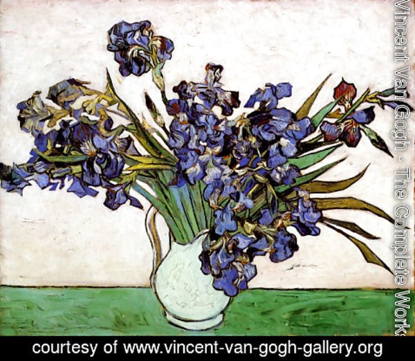 Vincent Van Gogh - Vase with Irises 2