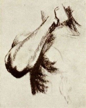 Vincent Van Gogh - Sketch of a Right Arm and Shoulder