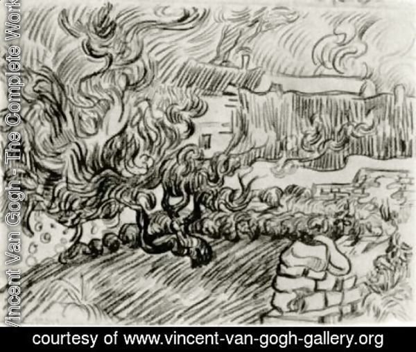 Vincent Van Gogh - Houses among Trees