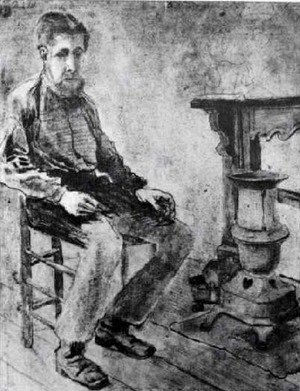 Vincent Van Gogh - Man Sitting by the Stove The Pauper