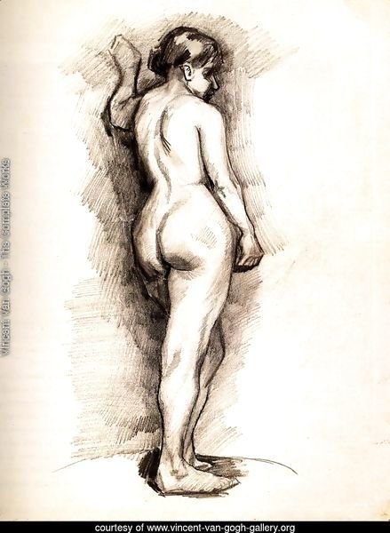 Standing Female Nude Seen from the Back 2