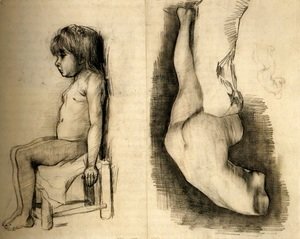 Vincent Van Gogh - Seated Girl and Venus