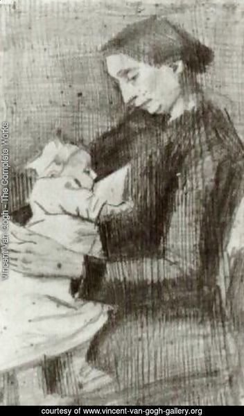 Sien Nursing Baby, Half-Figure 2