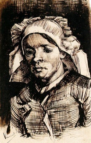 Vincent Van Gogh - Head of a Woman 18